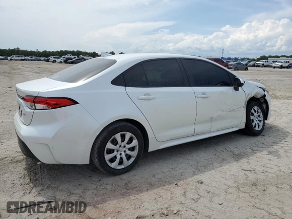 2024 Toyota Corolla LE with VIN 5YFB4MDE1RP215478, listed as a Copart auction lot 56660765 with 6,648 mi miles and Salvage title. Bid and sale history available at DreamBid. Image 3.