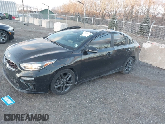 2020 Kia Forte GT-Line with VIN 3KPF34AD0LE145898, listed as a IAAI auction lot 41293548 with 48,555 mi miles. Bid and sale history available at carsss.com. Image 17.