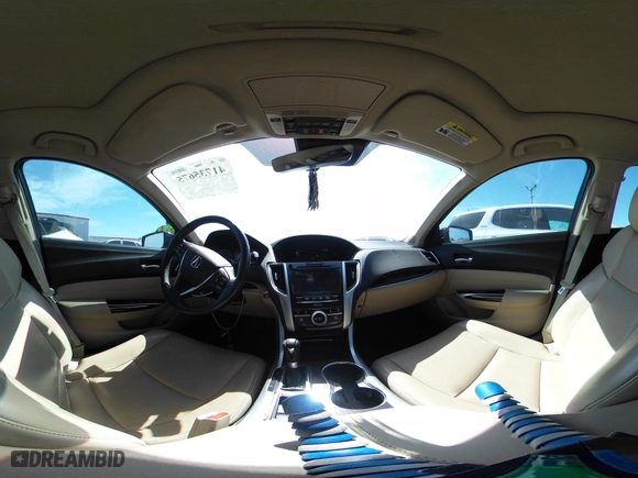2015 Acura TLX Tech with VIN 19UUB1F54FA019966, listed as a IAAI auction lot 41735675 with 148,524 mi miles. Bid and sale history available at carsss.com. Image 19.