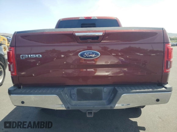 2015 Ford F-150 XL with VIN 1FTEW1CF8FKE77315, listed as a Copart auction lot 57329055 with 138,552 mi miles and Salvage title. Bid and sale history available at DreamBid. Image 6.
