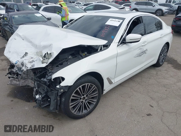 2020 BMW 5 Series 530i with VIN WBAJR3C01LWW64071, listed as a IAAI auction lot 40945230 with 91,982 mi miles and . Bid and sale history available at DreamBid. Image 2.