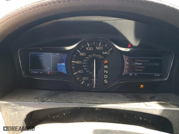 2013 Lincoln MKX with VIN 2LMDJ8JK8DBL19504, listed as a Copart auction lot 49948505 with 176,847 mi miles and Salvage Title. Bid and sale history available at carsss.com. Image 9.