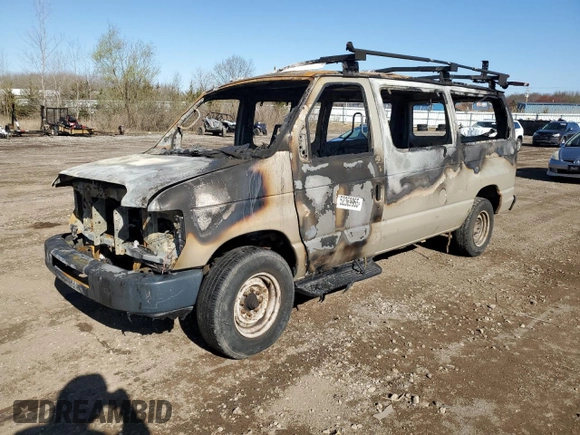 2008 Ford Econoline Passenger XL with VIN 1FMNE11W98DA79894, listed as a Copart auction lot 52369965 with Not provided miles and Non repairable. Bid and sale history available at DreamBid. Image 1.