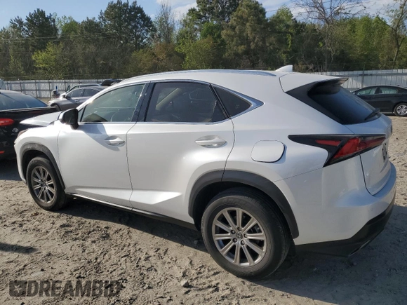 2021 Lexus NX with VIN JTJDARDZ5M5025994, listed as a Copart auction lot 53111605 with 57,805 mi miles and Salvage Title. Bid and sale history available at carsss.com. Image 2.