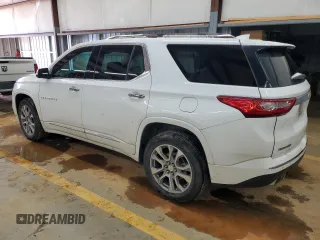 2021 Chevrolet Traverse Premier with VIN 1GNERKKW6MJ147486, listed as a Copart auction lot 45727645 with 135,128 mi miles and Salvage Title. Bid and sale history available at carsss.com. Image 2.