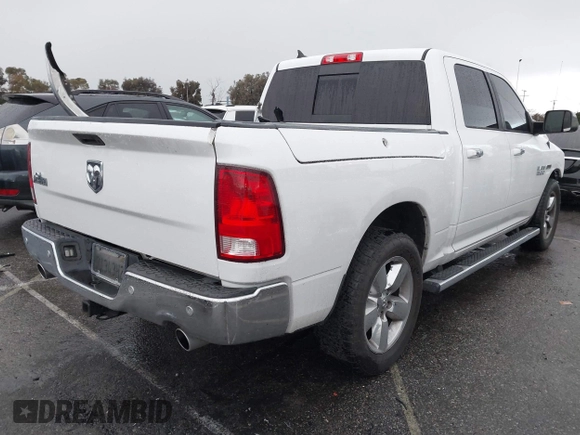 2017 Ram 1500 Big Horn with VIN 1C6RR6LM6HS628926, listed as a IAAI auction lot 41782100 with 112,482 mi miles. Bid and sale history available at carsss.com. Image 4.