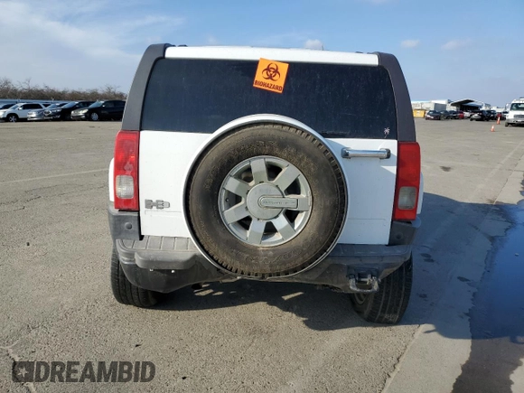 2006 Hummer H3 with VIN 5GTDN136X68105270, listed as a Copart auction lot 41430085 with 207,143 mi miles and Salvage Title. Bid and sale history available at DreamBid. Image 6.
