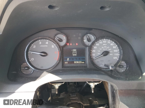 2014 Toyota Tundra SR z VIN 5TFRM5F12EX082207, wystawiony jako Copart lot #49867445 z przebiegiem 80 820 mil mil oraz Szkoda całkowita • Salvage title. Historia ofert i sprzedaży dostępna na DreamBid. Obrazek 9.