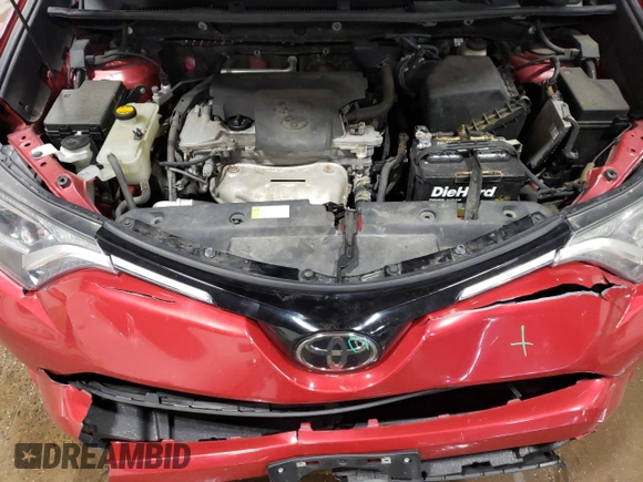 2017 Toyota RAV4 LE with VIN 2T3BFREV3HW587432, listed as a Copart auction lot 55107685 with 148,305 mi miles and Salvage Title. Bid and sale history available at carsss.com. Image 12.