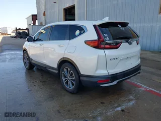 2021 Honda CR-V EX with VIN 2HKRW1H50MH422371, listed as a IAAI auction lot 40087002 with 1 mi miles. Bid and sale history available at carsss.com. Image 3.