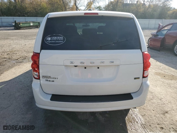 2018 Dodge Grand Caravan SE Plus with VIN 2C4RDGBG4JR200580, listed as a Copart auction lot 75813574 with 150,017 mi miles and Clean Title. Bid and sale history available at carsss.com. Image 6.