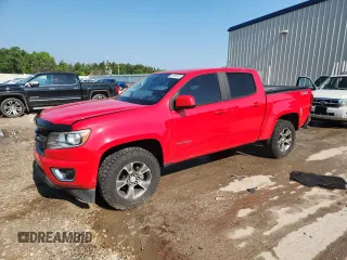 2016 Chevrolet Colorado 4WD Z71 with VIN 1GCGTDE38G1355955, listed as a Copart auction lot 62993945 with 197,029 mi miles and Clean title. Bid and sale history available at DreamBid. Image 1.