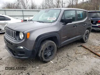 2016 Jeep Renegade Sport with VIN ZACCJBAW5GPD03336, listed as a Copart auction lot 50492275 with 116,001 mi miles and Salvage Title. Bid and sale history available at carsss.com. Image 1.