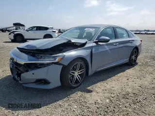 2022 Honda Accord Touring with VIN 1HGCV3F96NA016423, listed as a Copart auction lot 60542775 with 26,306 mi miles and Salvage title. Bid and sale history available at DreamBid. Image 1.