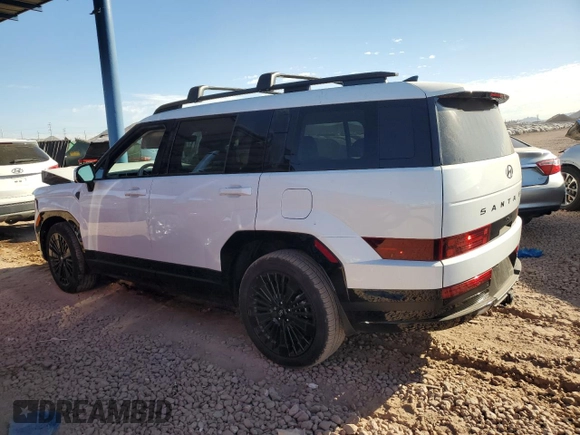 2025 Hyundai Santa Fe Calligraphy with VIN 5NMP5DG1XSH025481, listed as a Copart auction lot 46890225 with 2,152 mi miles and Salvage title. Bid and sale history available at DreamBid. Image 2.