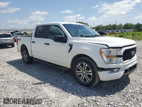 2021 Ford F-150 XL с VIN 1FTEW1CP7MFA45149, выставлен на аукционе Copart как лот 57301975 с пробегом 124 413 миль миль и Списание • Salvage title. История ставок и продаж доступна на DreamBid. Изображение 4.
