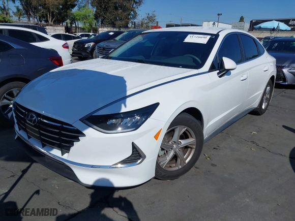 2020 Hyundai Sonata SE with VIN 5NPEG4JA5LH054840, listed as a IAAI auction lot 41728090 with 55,493 mi miles. Bid and sale history available at carsss.com. Image 18.
