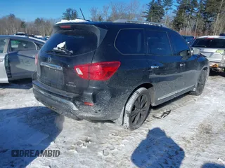 2017 Nissan Pathfinder S with VIN 5N1DR2MM5HC679687, listed as a IAAI auction lot 41574249 with 150,615 mi miles and . Bid and sale history available at DreamBid. Image 4.