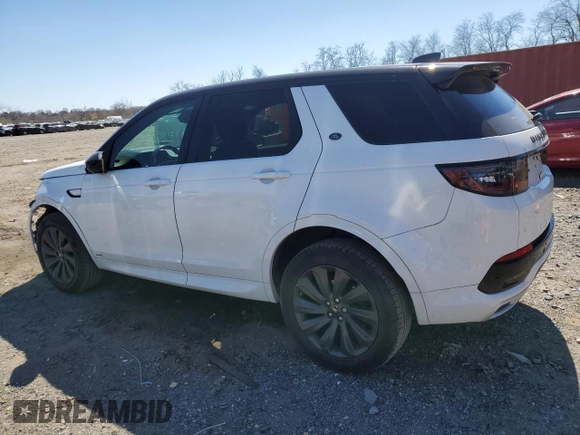2020 Land Rover Discovery Sport SE R-Dynamic with VIN SALCL2FX3LH841085, listed as a Copart auction lot 50954735 with 46,203 mi miles and Salvage Title. Bid and sale history available at carsss.com. Image 2.