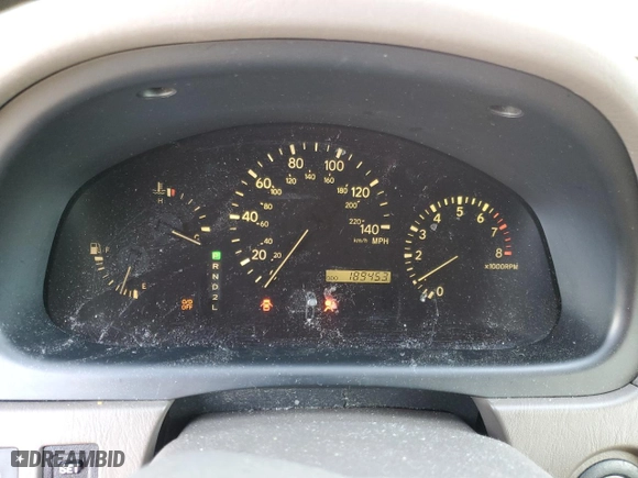 1999 Lexus RX 300 Luxury SUV with VIN JT6HF10U2X0056131, listed as a Copart auction lot 44263595 with 189,453 mi miles and Salvage Title. Bid and sale history available at carsss.com. Image 9.