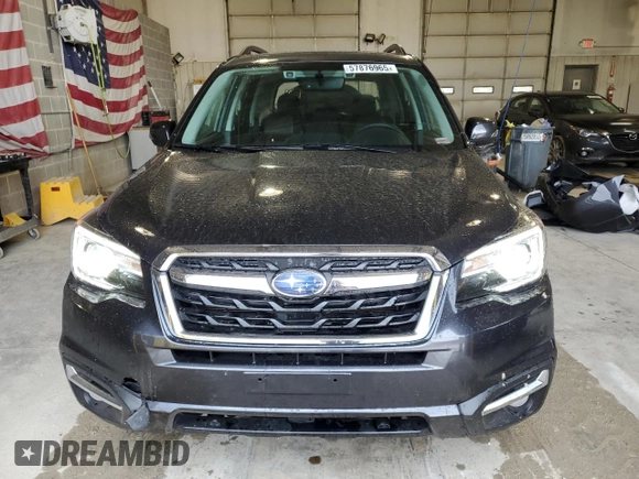 2018 Subaru Forester Touring z VIN JF2SJAWC6JH592411, wystawiony jako Copart lot #57876965 z przebiegiem 62 456 mil mil oraz Szkoda całkowita • Salvage title. Historia ofert i sprzedaży dostępna na DreamBid. Obrazek 5.