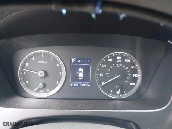 2017 Hyundai Sonata SE with VIN 5NPE24AF9HH445488, listed as a IAAI auction lot 41058868 with 146,812 mi miles. Bid and sale history available at carsss.com. Image 7.