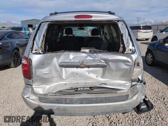 2005 Chrysler Town & Country LX with VIN 2C4GP44R25R483773, listed as a Copart auction lot 52019725 with 244,319 mi miles and Salvage Title. Bid and sale history available at DreamBid. Image 6.