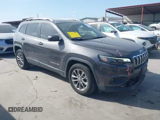 2019 Jeep Cherokee Latitude Plus with VIN 1C4PJLLB0KD382309, listed as a IAAI auction lot 41812968 with 144,368 mi miles. Bid and sale history available at carsss.com. Image 1.