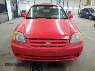 2004 Hyundai Accent GL with VIN KMHCG45C94U538368, listed as a Copart auction lot 42444565 with 163,028 mi miles and Salvage Title. Bid and sale history available at carsss.com. Image 5.