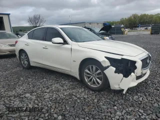 2016 Infiniti Q50 Premium with VIN JN1CV7AR7GM251575, listed as a Copart auction lot 55110115 with 238,751 mi miles and Salvage Title. Bid and sale history available at DreamBid. Image 4.
