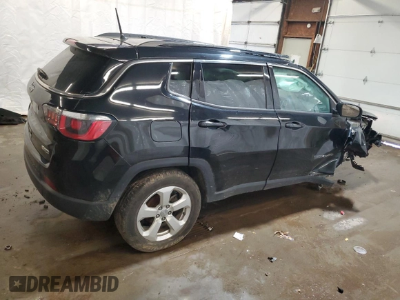2018 Jeep Compass Altitude with VIN 3C4NJDBBXJT131563, listed as a Copart auction lot 53225344 with 85,060 mi miles and Salvage Title. Bid and sale history available at carsss.com. Image 3.