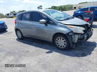2015 Nissan Note SV with VIN 3N1CE2CP0FL413392, listed as a IAAI auction lot 41964259 with 134,250 mi miles and . Bid and sale history available at DreamBid. Image 1.