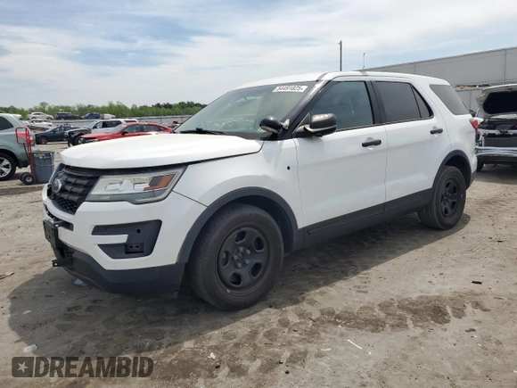 2016 Ford Police Interceptor Utility z VIN 1FM5K8AR5GGA78475, wystawiony jako Copart lot #54491025 z przebiegiem 158 495 mil mil oraz Czysty tytuł • Clean title. Historia ofert i sprzedaży dostępna na DreamBid. Obrazek 1.
