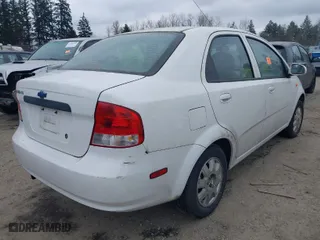 2004 Chevrolet Aveo LS with VIN KL1TJ52684B130635, listed as a IAAI auction lot 41442869 with 199,586 mi miles. Bid and sale history available at carsss.com. Image 4.