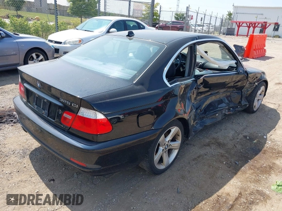 2004 BMW 3 Series 325Ci with VIN WBABD33464JY97187, listed as a IAAI auction lot 40164018 with Not Provided miles and . Bid and sale history available at carsss.com. Image 4.
