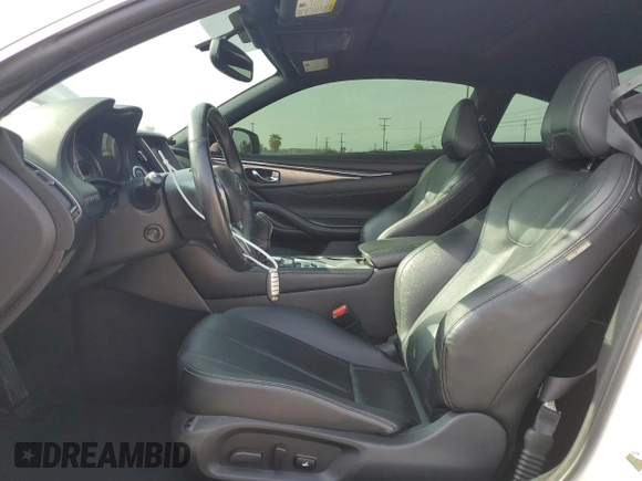 2017 Infiniti Q60 Premium with VIN JN1EV7EKXHM361205, listed as a Copart auction lot 54614045 with 72,887 mi miles and Salvage title. Bid and sale history available at DreamBid. Image 7.