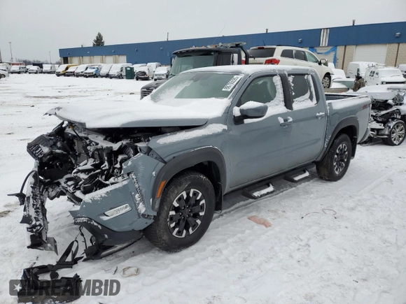 2024 Nissan Frontier Pro-4X with VIN 1N6ED1EK0RN630091, listed as a Copart auction lot 88705595 with 9,059 mi miles and Clean title. Bid and sale history available at DreamBid. Image 1.