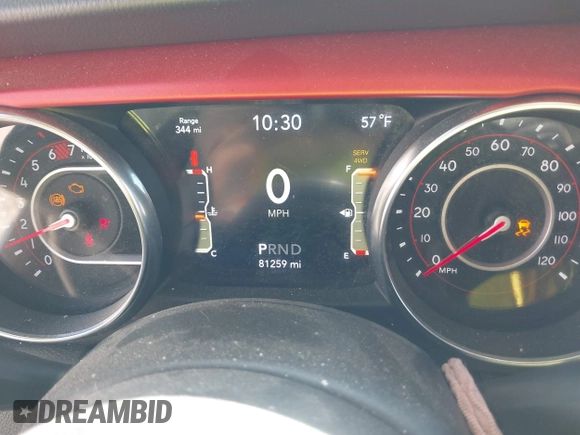 2019 Jeep Wrangler Unlimited Rubicon с VIN 1C4HJXFN5KW601223, выставлен на аукционе IAAI как лот 42118985 с пробегом 81 259 миль миль и . История ставок и продаж доступна на DreamBid. Изображение 7.