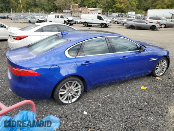 2017 Jaguar XF 35t Prestige with VIN SAJBK4BV4HCY46324, listed as a Copart auction lot 75867044 with 74,837 mi miles and Clean Title. Bid and sale history available at carsss.com. Image 3.