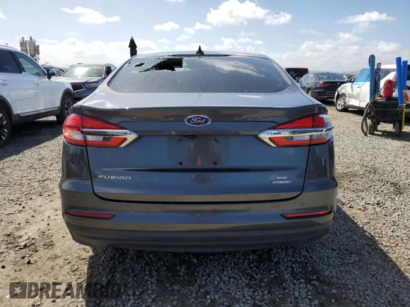2020 Ford Fusion SE with VIN 3FA6P0LU0LR265614, listed as a Copart auction lot 49718805 with 96,319 mi miles and Salvage Title. Bid and sale history available at carsss.com. Image 6.