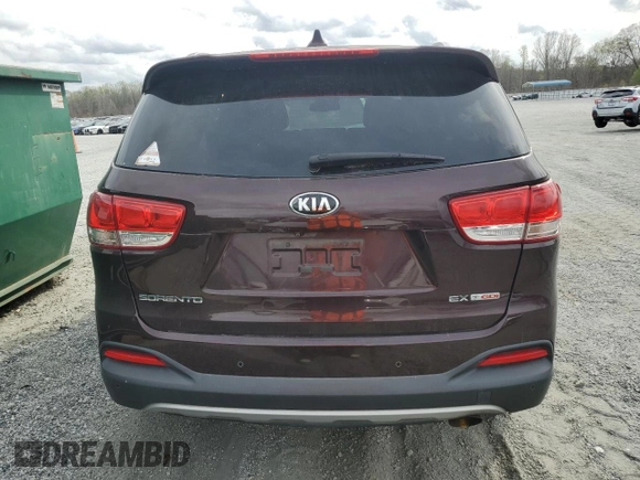 2016 Kia Sorento EX with VIN 5XYPH4A15GG028452, listed as a Copart auction lot 50530395 with 163,100 mi miles and Clean Title. Bid and sale history available at DreamBid. Image 6.