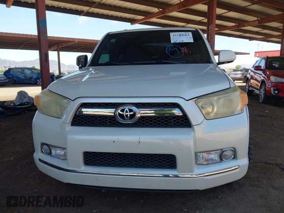 2011 Toyota 4Runner SR5 with VIN JTEZU5JR6B5020860, listed as a IAAI auction lot 42183683 with 169,218 mi miles and . Bid and sale history available at DreamBid. Image 12.