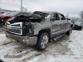 2015 Chevrolet Silverado 1500 High Country with VIN 3GCUKTEC9FG480818, listed as a Copart auction lot 87331694 with Not Provided miles and Salvage Title. Bid and sale history available at DreamBid. Image 1.