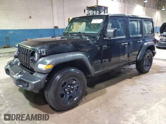 2022 Jeep Wrangler Unlimited Sport with VIN 1C4HJXDN6NW235859, listed as a Copart auction lot 86689334 with 11,354 mi miles and Clean Title. Bid and sale history available at DreamBid. Image 1.