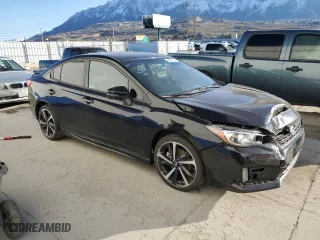 2021 Subaru Impreza Sport with VIN 4S3GKAM60M3605010, listed as a Copart auction lot 46647044 with 0 mi miles and Salvage Title. Bid and sale history available at carsss.com. Image 4.