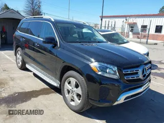 2019 Mercedes-Benz GLS with VIN 4JGDF6EE5KB215061, listed as a IAAI auction lot 41768460 with 49,203 mi miles. Bid and sale history available at carsss.com. Image 1.