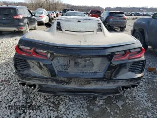 2022 Chevrolet Corvette 2LT with VIN 1G1YB2D45N5120398, listed as a Copart auction lot 43359035 with 0 mi miles and Salvage Title. Bid and sale history available at carsss.com. Image 6.