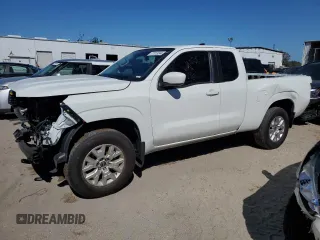 2023 Nissan Frontier S z VIN 1N6ED1CMXPN609671, wystawiony jako Copart lot #77313244 z przebiegiem 38 243 mil mil oraz Szkoda całkowita • Salvage title. Historia ofert i sprzedaży dostępna na DreamBid. Obrazek 1.
