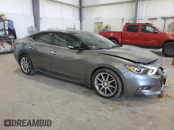 2016 Nissan Maxima SL with VIN 1N4AA6AP2GC379386, listed as a Copart auction lot 53165855 with 118,995 mi miles and Salvage Title. Bid and sale history available at DreamBid. Image 4.