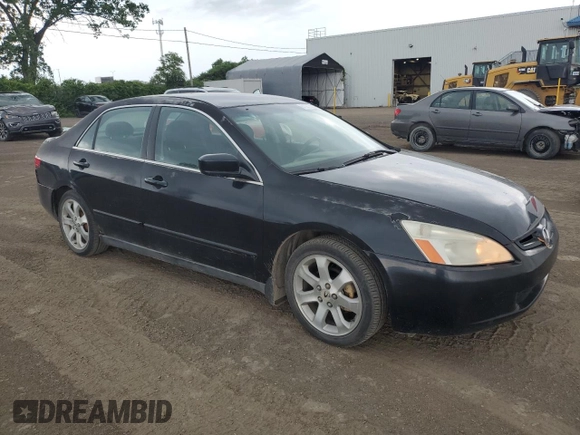 2005 Honda Accord LX with VIN 1HGCM56435A811383, listed as a Copart auction lot 61075825 with 287,470 mi miles and Clean title. Bid and sale history available at DreamBid. Image 4.